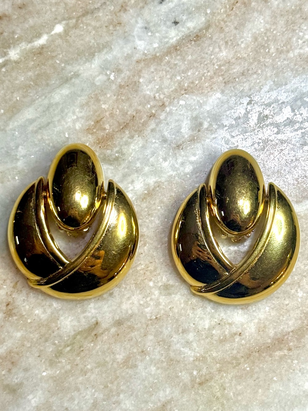 GIVENCHY Gold-Tone Swirl Clip Earrings - Women Jewelry